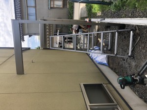 割出町サイクルポート設置工事